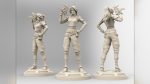Steampunk Engineer Heroine STL File for 3D Printing, Fantasy Sci Fi Female Miniature, Printable Collector Figure, Digital Download - Image 5