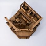 Wild West Saloon Model Laser Cut Files AI DXF SvG DwG | 3D DIY Wooden Western Town Building Kit | Digital Download - Image 11
