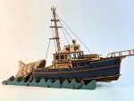 DIY North Sea Fishing Boat Model Kit | Laser Cut Files SVG DxF AI DwG | Nautical Maritime Decor | Digital Download - Image 3