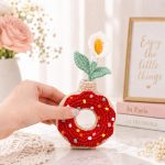 Calla Lily Donut Vase Crochet Pattern PDF, Flower Vase Amigurumi Pattern, Crochet Donut Decor, DIY Handmade Gift - Image 2