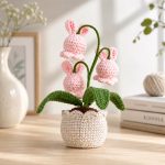 Bunny Bellflower Pot Crochet Pattern PDF, Amigurumi Bunny Flower Pot, Easter Bunny Crochet Pattern, Handmade Plant Decor - Image 2