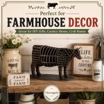 Cow SVG Laser Cut File, 3D Farmhouse Cow Decor Dxf Eps CDR AI, Barn Animal Template Digital Download - Image 8