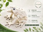 Frog SVG Laser Cut File, 3D Frog Garden Wood Craft Dxf Eps Cdr AI, MDF Plywood Digital Download - Image 9