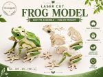 Frog SVG Laser Cut File, 3D Frog Garden Wood Craft Dxf Eps Cdr AI, MDF Plywood Digital Download - Image 8