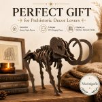 Mammoth SVG Laser Cut File, 3D Woolly Mammoth Puzzle Dxf Eps CDR AI, Prehistoric Wood Template Digital Download - Image 9