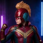 Cosmic Hero Helmet STL File for 3D Printing, Galactic Warrior Cosplay Mask, Superhero Inspired Costume Prop, Digital Download - Image 5
