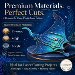 Stingray SVG Laser Cut File, 3D Manta Ray Wood Craft Dxf Eps AI CDR, Ocean Animal Digital Download - Image 8