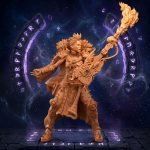 Metal Diva Warrior STL File for 3D Printing, Rock Star Miniature, Futuristic Female Musician Figure, Digital Download - Image 2