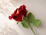 Crochet Rose Pattern PDF, Crochet Flower Pattern, Amigurumi Rose, Valentine Gift, Handmade Floral Decor, Digital Download - Image 3