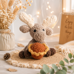 Cozy Critter Treats Amigurumi Crochet Pattern Set – Pig, Mouse & Moose PDF, 3 in 1 Cute Animal Crochet Pattern - Image 3