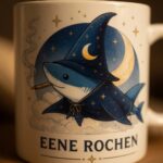 Shark Wizard Mug, Eene Rochen Cup, Ocean Fantasy Coffee Mug - Image 5