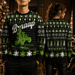 Funny Braaap Dirt Bike Ugly Christmas Sweater, Motocross Rider Holiday Sweatshirt, Biker Gift for Adults, Unisex Cozy Winter Pullover