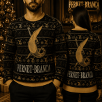 Funny Bitter Liqueur Ugly Christmas Sweatshirt, Holiday Drinking Sweatshirt, Festive Xmas Party Sweater, Alcohol Lover Gift