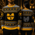 Retro Hip Hop Inspired Ugly Christmas Sweater, Urban Music Holiday Sweatshirt, 90s Music Style Xmas Party Gift