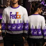 Delivery Driver Ugly Christmas Sweater, Funny Shipping Holiday Sweatshirt, Package Handler Xmas Party Sweater, Gift for Delivery Workers