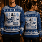 Tequila Lover Ugly Christmas Sweater, Funny Holiday Drink Sweatshirt, Festive Xmas Party Sweater, Cocktail Gift