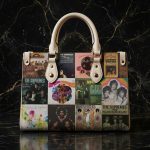 018607 Personalized Vintage Soul Music Leather Handbag, Retro Classic Shoulder Bag, Timeless Fashion Purse - Image 2
