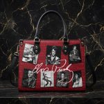 018630 Personalized Vintage Rock Music Leather Handbag, Retro Classic Shoulder Bag, Timeless Fashion Purse - Image 2