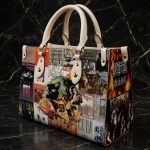 Personalized Vintage Rock Music Leather Handbag, Classic Retro Shoulder Bag, Music Inspired Fashion Purse - Image 2