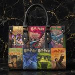 Personalized Fantasy Book Lover Leather Handbag, Magical Inspired Shoulder Bag - Image 2