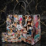 Personalized Vintage TV Inspired Leather Handbag, Retro Classic Style Shoulder Bag