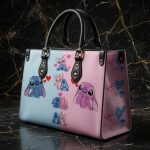 Personalized Cute Cartoon Inspired Leather Handbag, Fantasy Character Shoulder Bag