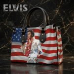 Personalized Vintage Rock Music Leather Handbag, Custom Womens Shoulder Bag, Retro Music Inspired Purse