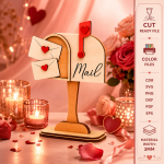 Valentine's day beach sign laser cut file digital download instant download SVG DXF PDF PNG EPS CDR - Image 2