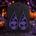 Halloween Earrings SVG Bundle, Laser Cut Skull, Ghost, Haunted House Earrings, Glowforge Files, Cricut SVG, SVG, DXF, EPS, PNG, AI - Image 2
