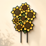 Laser Cut Plant Stakes SVG Bundle | 12 Garden Stake Designs | Bee Butterfly Flower Metal Garden Decor | Glowforge CNC DXF AI EPS PDF Files - Image 2