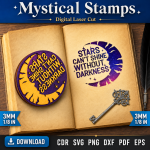 Mystical Stamp SVG | Witchy Laser Cut File - Image 11