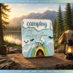 Camping Sign Bundle SVG - Image 4