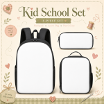 Custom Huntrix Backpack, Personalized Kpop Demon Hunter Plush Backpack, Custom Hun Kid School Backpack Set - Image 7