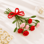 Mini Rose Crochet Pattern PDF, Realistic Crochet Rose Bouquet Pattern, Tiny Rose Flower Tutorial, Digital Download - Image 3