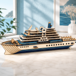 Laser Cut Wooden Cruise Ship Model, 3D Cruise Ship SVG Bundle, DIY Wood Puzzle, Laser Cutting Files for Glowforge, xTool, CNC, Digital Download - Image 2