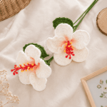 Hibiscus Flower Crochet Pattern PDF, Realistic Crochet Flower Pattern, Tropical Flower Crochet, DIY Bouquet, Floral Home Decor - Image 2