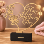 Laser Cut Mom Heart SVG, Mothers Day Sign, Metal Decor Laser Cut File, Glowforge SVG, CNC DXF, EPS, AI, Digital Download - Image 5