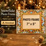 Laser Cut Frame, 3D Wooden Display, Photo Frame SVG