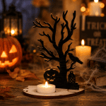 Halloween Tea Light Holder SVG Bundle | Halloween Candle Holder SVG | Haunted House, Grim Reaper, Skeleton, Ghost, - Image 2