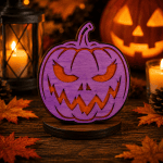 Halloween Coaster SVG Bundle, Witch Coffee Coaster SVG, Layered Halloween Coaster Files, Laser Cut SVG - Image 2