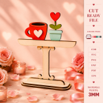 Valentine's day beach sign laser cut file digital download instant download SVG DXF PDF PNG EPS CDR - Image 17