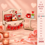 Valentine's day beach sign laser cut file digital download instant download SVG DXF PDF PNG EPS CDR - Image 5
