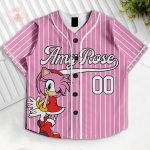 Army Rose Custom Kids and Youth Baseball Jersey, SN Character Baseball Jersey, Summer Vacation - Image 6