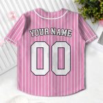Army Rose Custom Kids and Youth Baseball Jersey, SN Character Baseball Jersey, Summer Vacation - Image 7