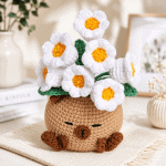 Lily of the Valley Capybara Crochet Pattern PDF, Cute Amigurumi Flower Pot, Crochet Capybara Pattern, DIY Plush Toy, Instant Download - Image 3