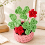 Oxalis Cat Leg Pot Crochet Pattern PDF, Amigurumi Flower Pot Pattern, Handmade Plant Pot Cover, Crochet Home Decor, Instant Download - Image 4