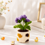Pansy Cat Leg Pot Crochet Pattern PDF, Flower Pot Crochet Pattern, Cat Paw Planter Cover, Amigurumi Plant Pot, Instant Download - Image 2