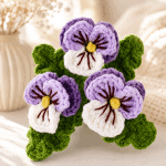 Pansy Cat Leg Pot Crochet Pattern PDF, Flower Pot Crochet Pattern, Cat Paw Planter Cover, Amigurumi Plant Pot, Instant Download - Image 4