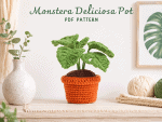 Crochet Plant Pot Pattern, PDF Instant Download, Amigurumi Houseplant Pattern, Crochet Potted Plant, DIY Home Decor, Handmade Gift, Digital Pattern