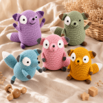 Adorable Amigurumi Crochet Pattern PDF, Cute Animal Plush Tutorial, Kawaii Crochet Toy Pattern, Handmade Gift Idea, Digital Download
